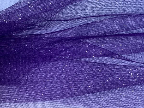 Glitter Tulle Purple