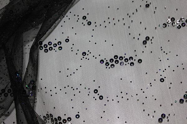 Sequin Tulle Black