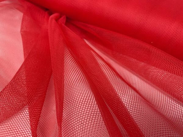Nylon Net Bright Red