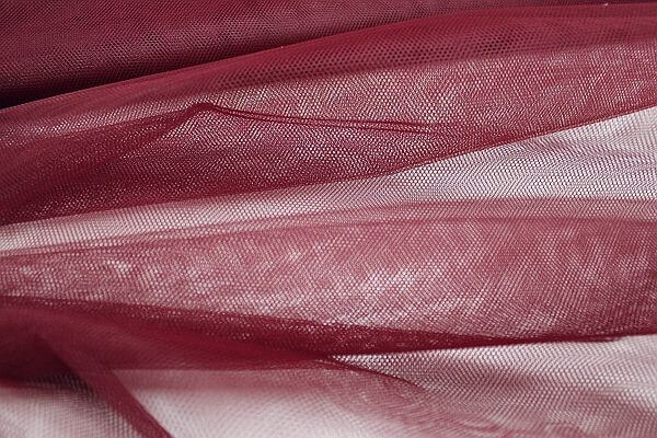 Nylon Net Burgundy