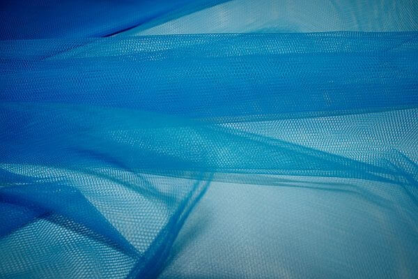 Nylon Net Flo Blue