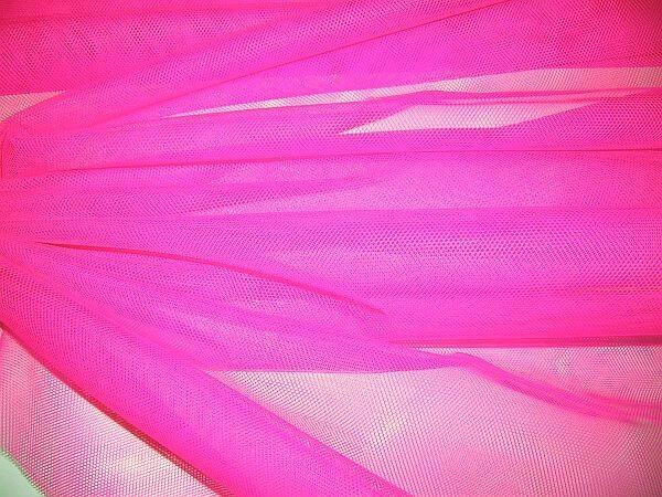 Nylon Net Flo Cerise