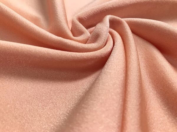 Light Peach Shiny Spandex