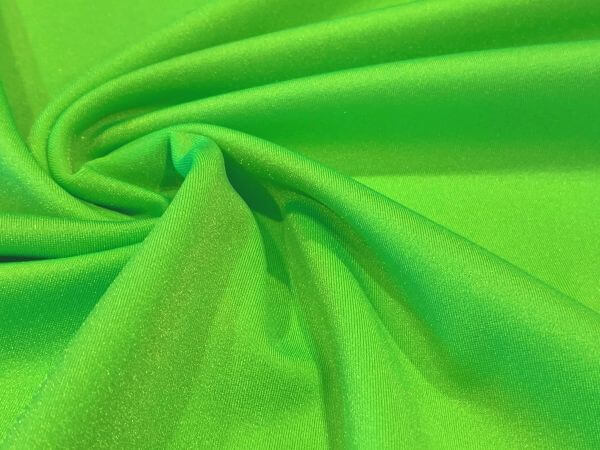 Neon Green Shiny Spandex