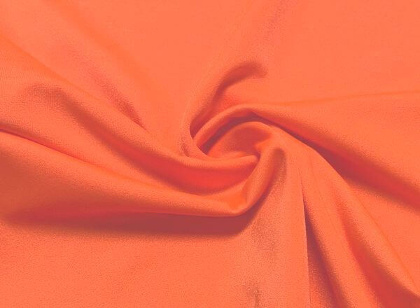 Neon Orange Shiny Spandex