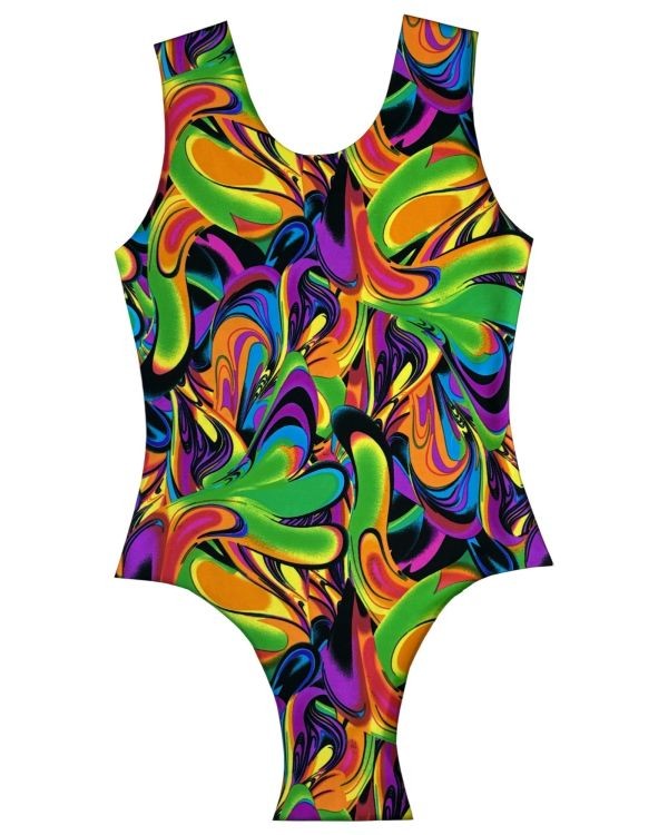 Peacock Spandex Green