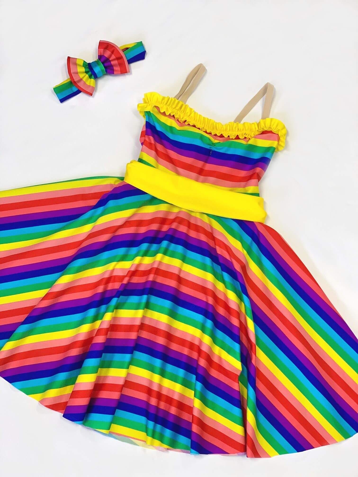 Rainbow Stripe Spandex