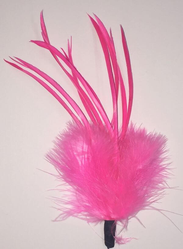 Marabou Spike Shocking Pink
