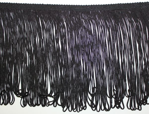 Stretch Fringing Black