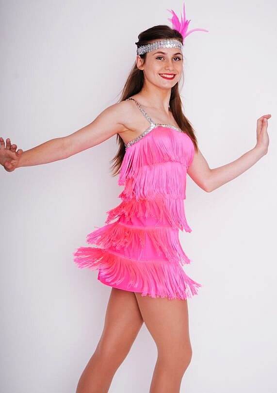 Stretch Fringing Flo Pink