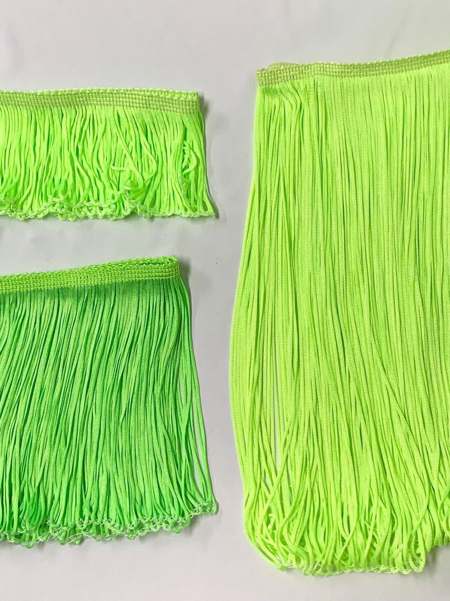 Stretch Fringing Lime