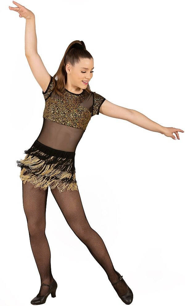 Stretch Fringing Gold