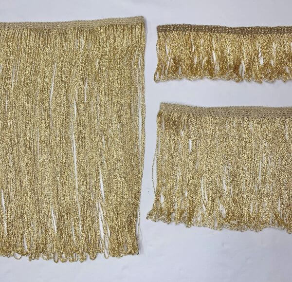 Stretch Fringing Gold