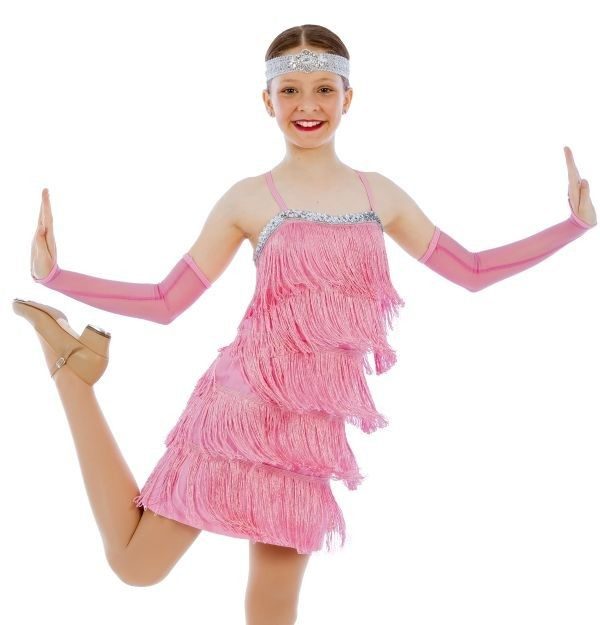 Stretch Fringing Pearl Pink