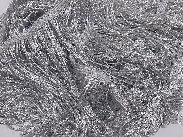 Stretch Fringing Silver